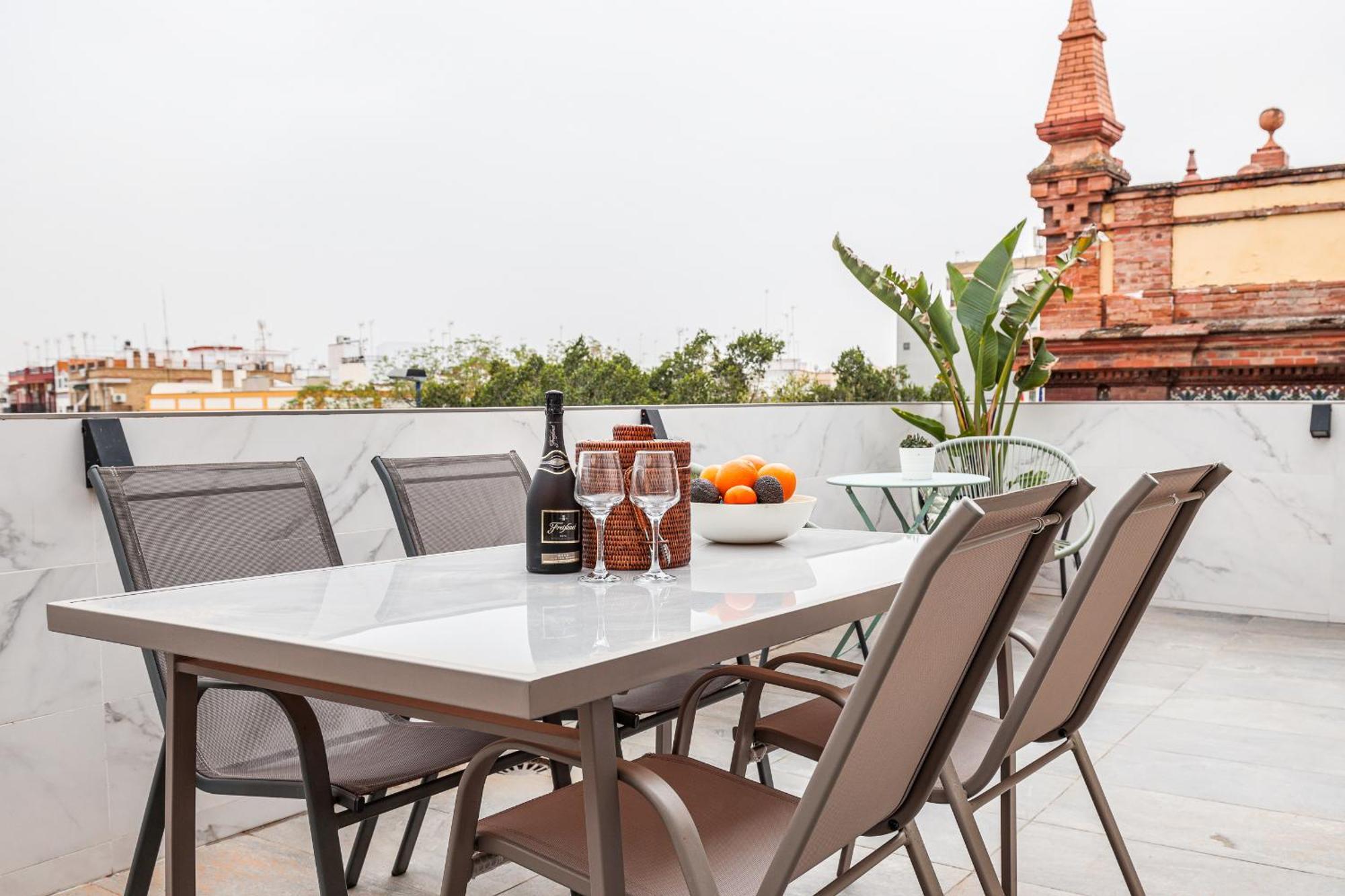 Fantastico Atico 2 Hab Y Gran Terraza Privada Apartment Sevilla Exterior foto