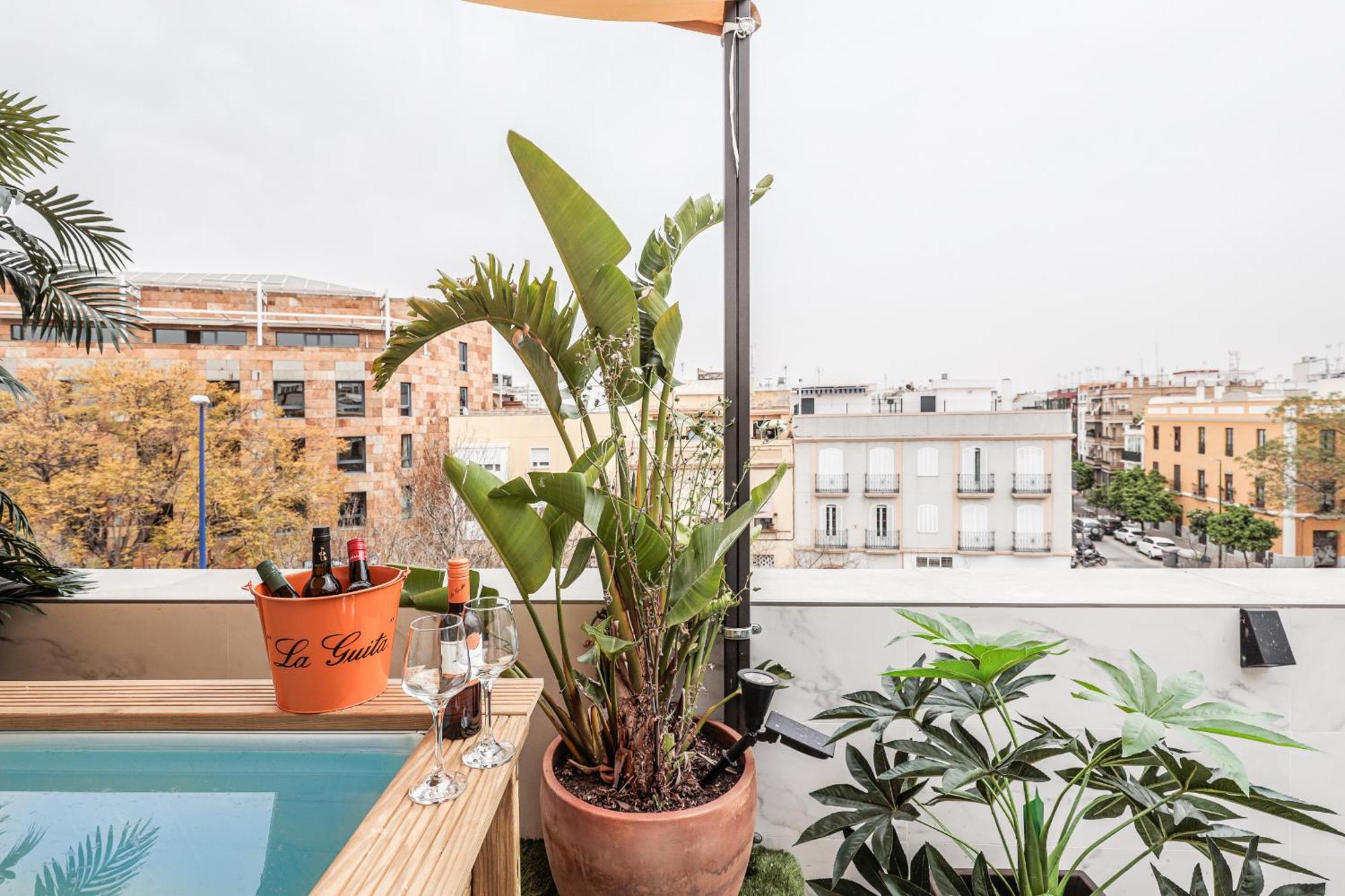 Fantastico Atico 2 Hab Y Gran Terraza Privada Apartment Sevilla Exterior foto